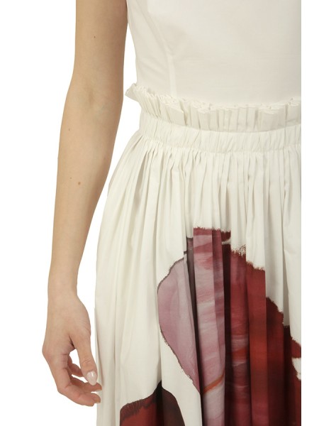 Vestito Co.Gò Only Leaf Bianco